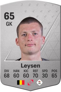 tobe leysen ea sports fc  player ratings electronic arts