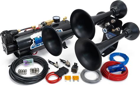 Hornblasters Mini Outlaw 3 Liter Train Horn Kit All In One Air System