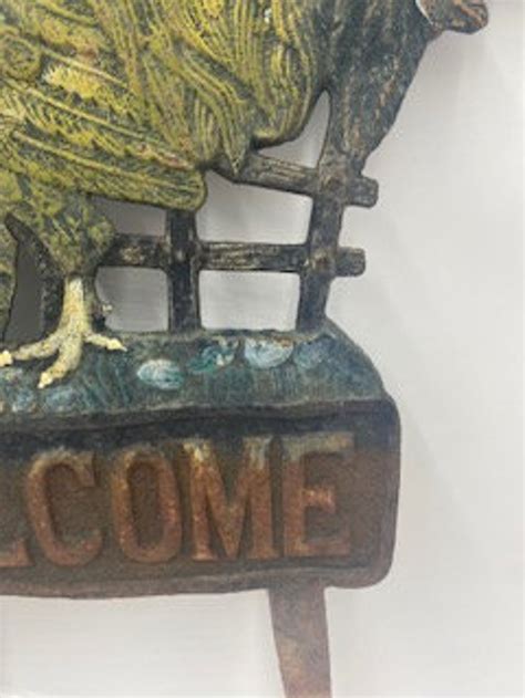 Vintage Cast Iron Sign Cast Iron Sign Vintage Sign Etsy