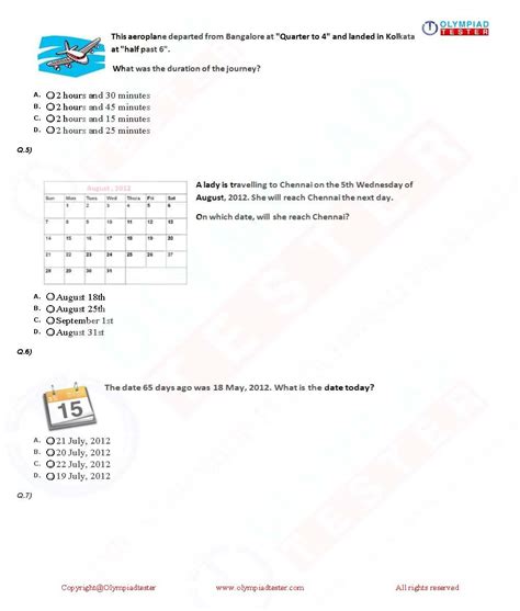 Class 2 Imo Worksheet 02 Math Olympiad Math Olympiad Questions