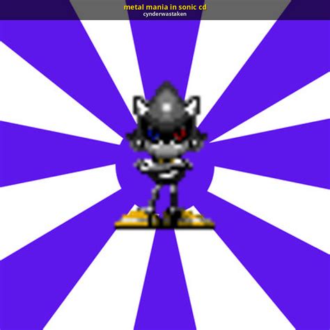 Metal Mania In Sonic Cd Sonic Cd 2011 Mods