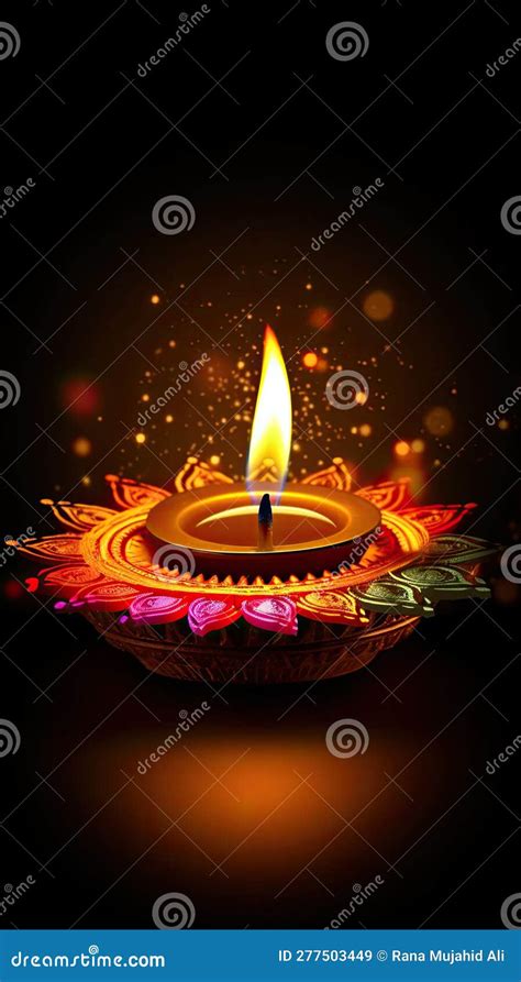 Diwali is the Festival of Lights in India Stock Illustration ...