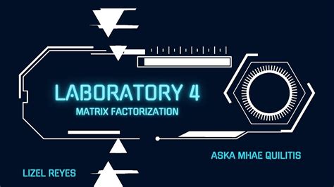 Matrix Factorization Using Octave Youtube