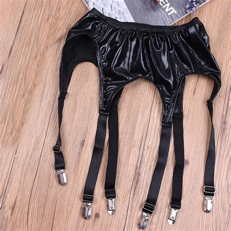 Sexy Women Lace Garter Belt Lingerie Thigh High G String Stocking Panties Set Ebay