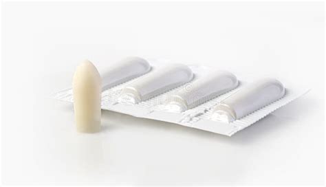 Suppository For Anal Or Vaginal Use Stock Image Image Of Medication