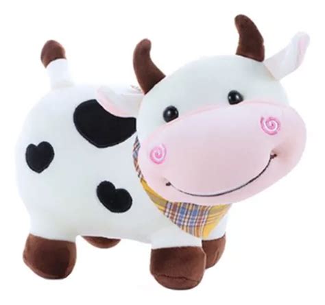 Muñeco Peluche Bonita Vaca Vaquita Sonriente Niños Adultos Mercadolibre