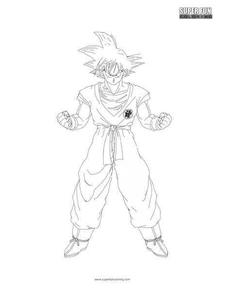 22 Goku Coloring Pages Free Pdf Printables