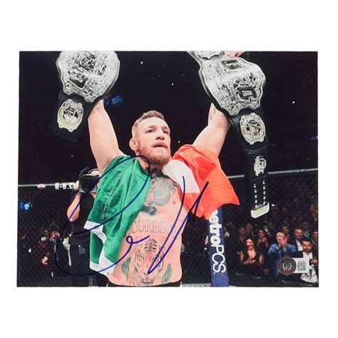 Conor Mcgregor Signed Ufc 8x10 Photo Beckett Pristine Auction