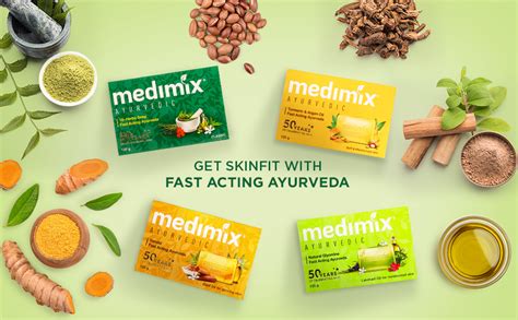 Buy Medimix Ayurvedic Natural Glycerine Soap G Pack Of Online