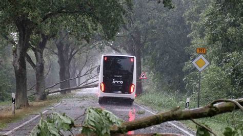 Unwetter In Mv Blitzeinschl Ge Umgest Rzte B Ume Und Eine Windhose