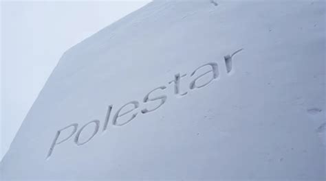 Polestar Opens All White Car Showroom Fully Built Out Of Snow