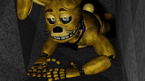 [fnaf Blender] Springbonnie S In The Vent By Joskillyz On Deviantart