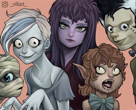 Artstation Meet The Grimwood Girls