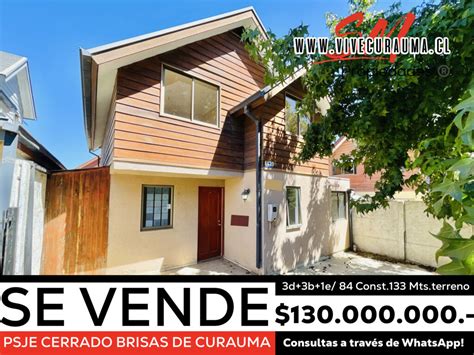 Curauma Casa En Venta Psje Cerrado Barrio Brisas De Curauma Claudio