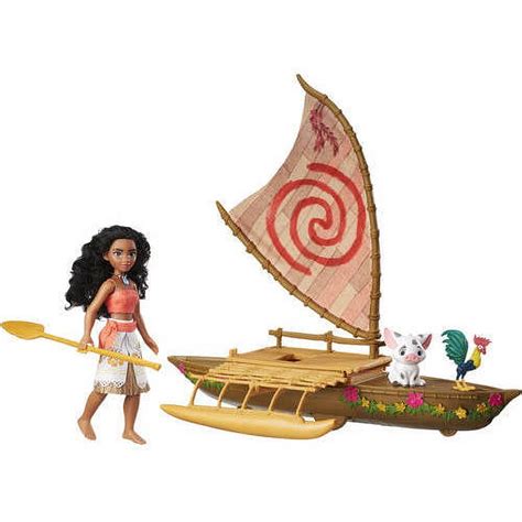 Disney Moana Starlight Canoe And Friends