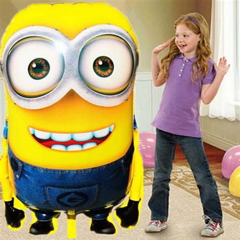 Hot Sale 92 65cm Large Minions Balloons Despicable Me Minion Foil