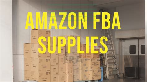 Amazon FBA Supplies: Everything You Need From A-Z