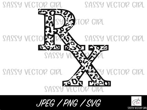 Pharmacy Svg Pharmacist Png Leopard Rx Svg Pharmacy Tech Png