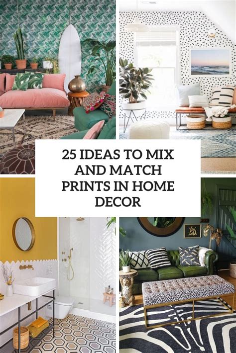 25 Ideas To Mix And Match Prints In Home Décor - Shelterness