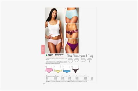 K3881 Misses Panties Kwik Sew Sewing Pattern K3881 Panties Xs