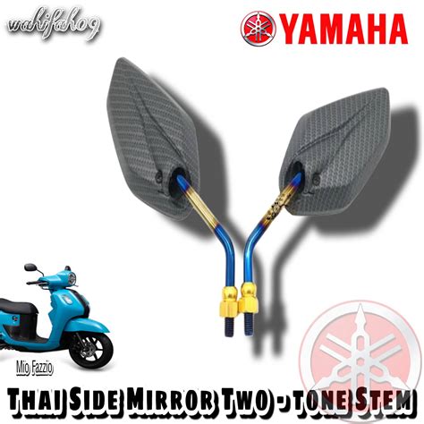 Yamaha Mio Fazzio Thai Side Mirror Motorcycle Titanium Two Tone