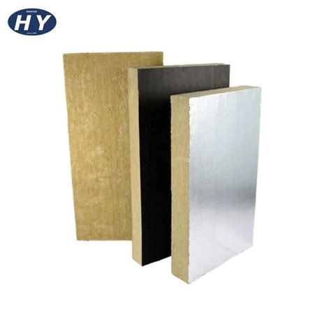 Waterproof Rock Mineral Wool Panel Board Rock Stone Wool With Aluminum Foil Rock Mineral Wool