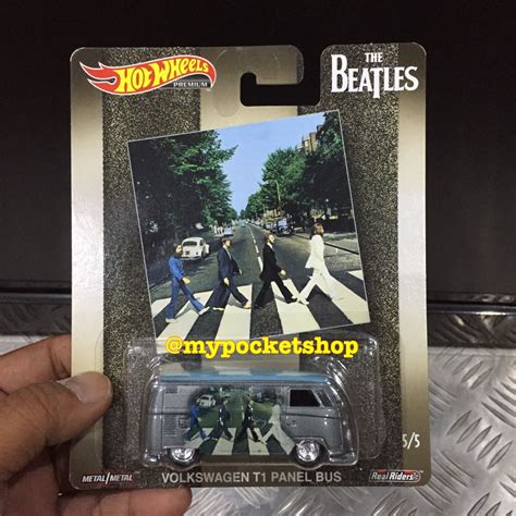 Hot Wheels VOLKSWAGEN T1 PANEL BUS Grey 2019 Hotwheels Premium Pop Culture The Beatles