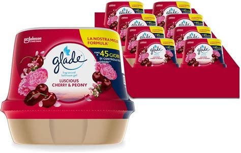 Glade Gel Profumato Per Il Bagno Fragranza Ocean Adventure Pack Da 8