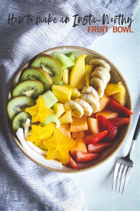 How to Make an Instagram-Worthy Fruit Bowl - Sweetphi