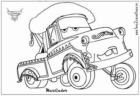 Lightning Mcqueen And Mater Coloring Pages