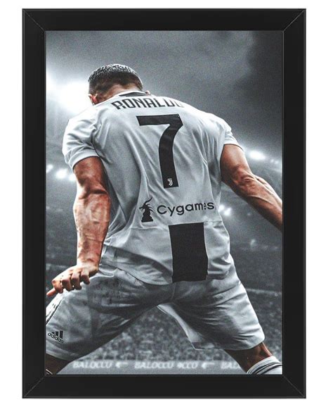 Cristiano Ronaldo framed Photo Art Print - ADAM MEGASTORE - Kuwait