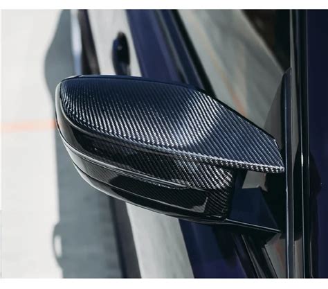 Car Body Upgrade Wing Dry Carbon Fiber Mirror Caps Side Mirror Cover