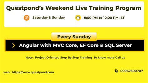 Angular With MVC Core Training Recordings Questpond