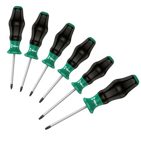 Wera 1335 1350 1355 6 Kraftform Comfort Screwdriver X6 Pc Set Power