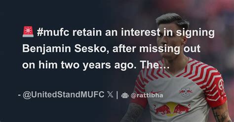 Mufc Retain An Interest In Signing Benjamin Sesko After Missing Out