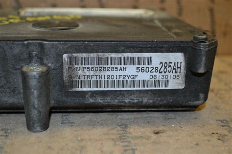 2001 Dodge Durango Transmission Control Unit TCU P56028285AH Module 610