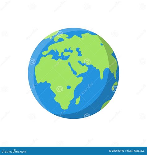 Earth Clipart. Earth Globe Vector Clipart. Earth Isolated Clipart Stock ...