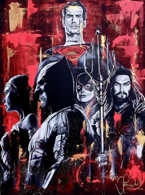 Justice League Painting By Jan Poncelet Pixels