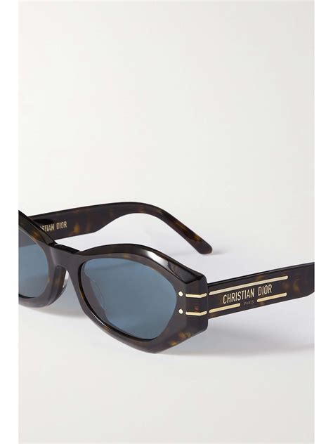 Dior Eyewear Diorsignature B1u Cat Eye Tortoiseshell Acetate Sunglasses Net A Porter