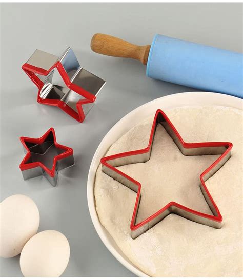 Star Cookie Cutter Set 4th Of July Cookie Cutters Stainless Steel