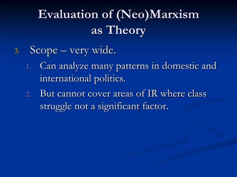 PPT - Plan Today: (Neo-)Marxist & Feminist Approaches to IR PowerPoint ...