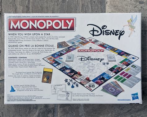 Monopoly: Disney Animation Edition Board Game *NEW/SEALED* | #4584896150