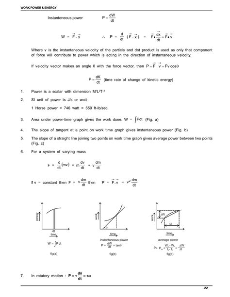 Work Energy And Power Class 11 Physics Notes Iit Jee Neet Esaral