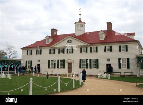 The Mansion House Farm At George Washingtons Mount Vernon Virginia