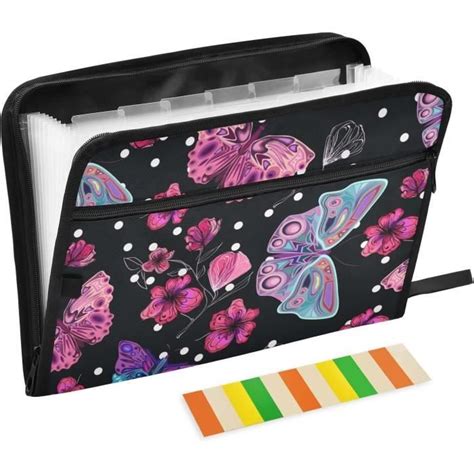 Trieur extensible à 13 pochettes Format A4 Pour le bureau l école