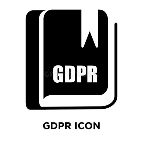 GDPR Icon Vector Isolated on White Background, Logo Concept of G Stock ...