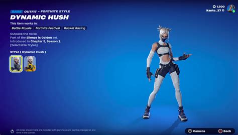 New Dynamic Hush Skin Is 🔥 Rfortnitebr