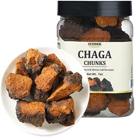 Amazon Premium Chaga Mushroom Chunks Oz G Selected Natural