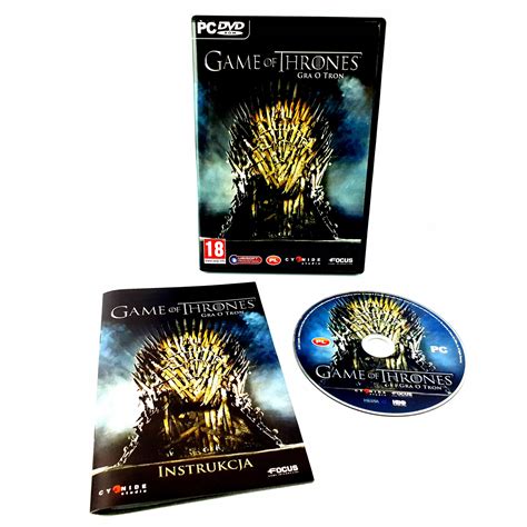 Game Of Thrones Gra O Tron Pc Polskie Wydanie Pl Stan U Ywany Z