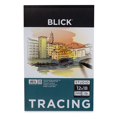 Blick Studio Tracing Paper Pad 12 X 18 100 Sheets Blick Art